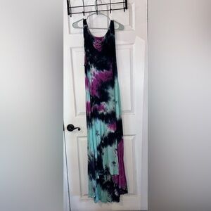 Torrid 2X Super Soft Tie Dye Maxi High-Low Dress